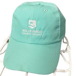 Imperial Wells Fargo Championship 2022 Adjustable Golf Performance Hat OS Green